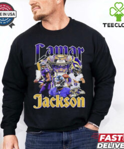 Baltimore Ravens Lamar Jackson Notorious Player T Shirts