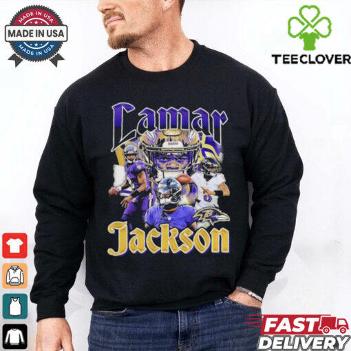 Baltimore Ravens Lamar Jackson Notorious Player T Shirts