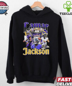 Baltimore Ravens Lamar Jackson Notorious Player T Shirts