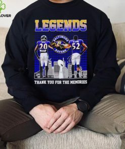 Baltimore Ravens Legends Ed Reed and Ray Lewis thank you for the memories shirt 3 Baltimore Ravens Legends Ed Reed and Ray Lewis thank you for the memories shirt