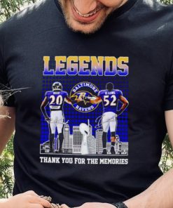 Baltimore Ravens Legends Ed Reed and Ray Lewis thank you for the memories shirt 6 Baltimore Ravens Legends Ed Reed and Ray Lewis thank you for the memories shirt