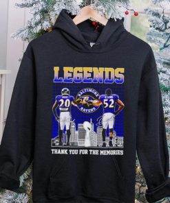Baltimore Ravens Legends Ed Reed and Ray Lewis thank you for the memories shirt 7 Baltimore Ravens Legends Ed Reed and Ray Lewis thank you for the memories shirt