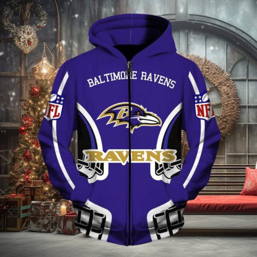 Baltimore Ravens Logo Sport Unisex Style Hoodie