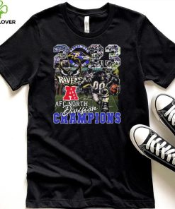 Baltimore Ravens Mascot 2023 AFC North Division Champions Shirt