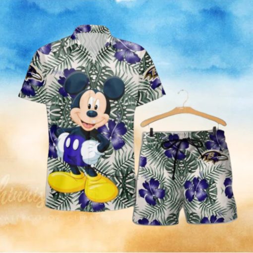 Baltimore Ravens Mickey Hawaiian Shirt