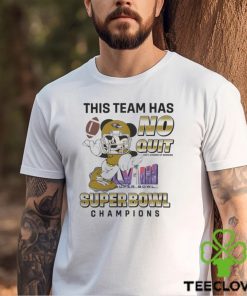 Baltimore Ravens Mickey Mouse This Team Has No Quit Super Bowl Champions 2024 Shirt