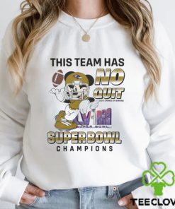 Baltimore Ravens Mickey Mouse This Team Has No Quit Super Bowl Champions 2024 Shirt