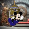 Baltimore Ravens NFL Merry Christmas Ceramic Ornament