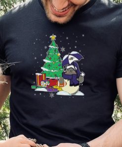 Baltimore Ravens NFL Football Cute Tonari No Totoro Christmas Tree Shirt