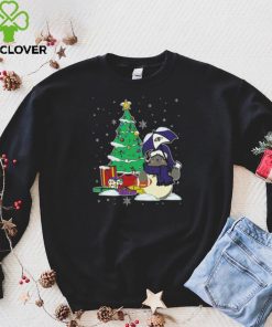 Baltimore Ravens NFL Football Cute Tonari No Totoro Christmas Tree Shirt