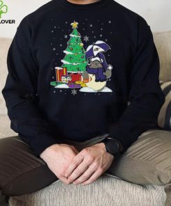 Baltimore Ravens NFL Football Cute Tonari No Totoro Christmas Tree Shirt