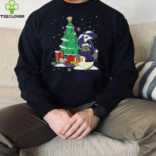 Baltimore Ravens NFL Football Cute Tonari No Totoro Christmas Tree Shirt