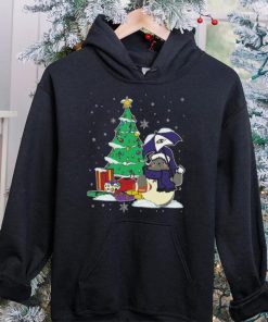 Baltimore Ravens NFL Football Cute Tonari No Totoro Christmas Tree Shirt