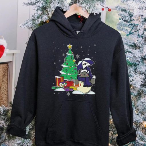 Baltimore Ravens NFL Football Cute Tonari No Totoro Christmas Tree Shirt