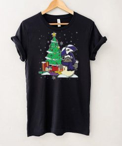 Baltimore Ravens NFL Football Cute Tonari No Totoro Christmas Tree Shirt