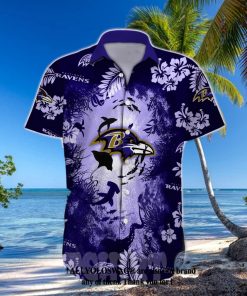 Baltimore Ravens NFL For Sport Fans 3D Hawaiian Shirt