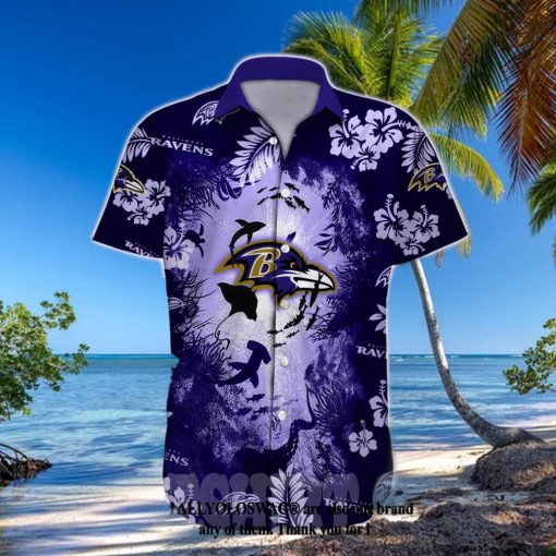 Baltimore Ravens NFL For Sport Fans 3D Hawaiian Shirt