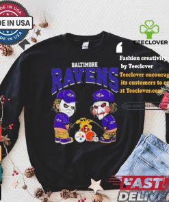 Baltimore Ravens NFL Halloween Peeing Funny Shirt