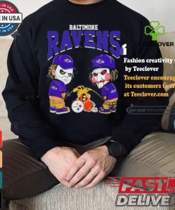 Baltimore Ravens NFL Halloween Peeing Funny Shirt