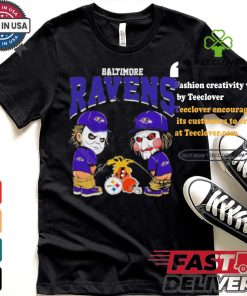 Baltimore Ravens NFL Halloween Peeing Funny Shirt