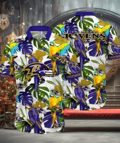 Baltimore Ravens NFL Hawaiian Shirt Sea Breezetime Aloha Shirt