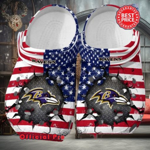 Baltimore Ravens NFL New For This Season Trending Crocs Clogs Shoes