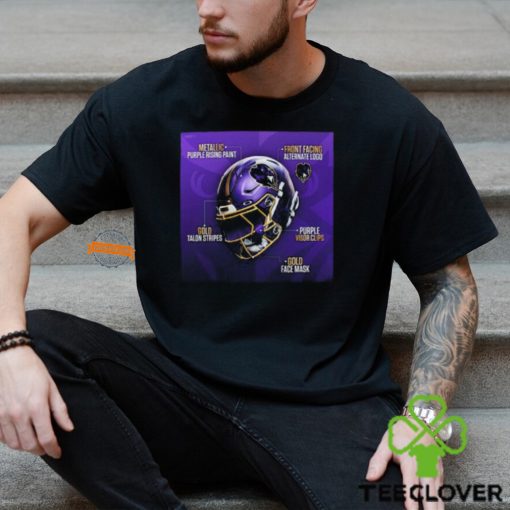 Baltimore Ravens NFL New Season Helmet Details Unisex T Shirt
