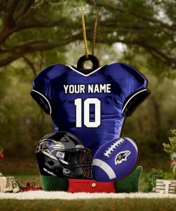 Baltimore Ravens NFL Sport Ornament Custom Name And Number