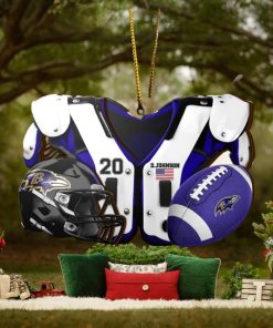 Baltimore Ravens NFL Sport Ornament Custom Your Name And Number