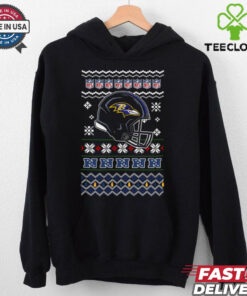 Baltimore Ravens NFL football Christmas helmet shirt
