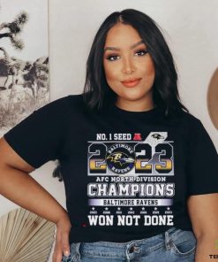 Baltimore Ravens No. 1 Seed 2023 AFC North Division Champions Won Not Done shirt