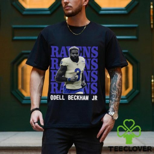 Baltimore Ravens Odell Beckham Jr 3 American football wide receiver T Shirt