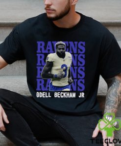 Baltimore Ravens Odell Beckham Jr 3 American football wide receiver T Shirt