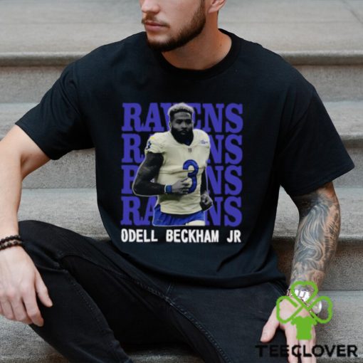 Baltimore Ravens Odell Beckham Jr 3 American football wide receiver T Shirt