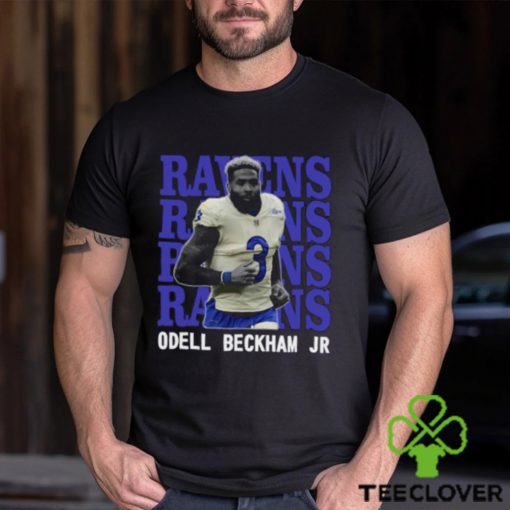 Baltimore Ravens Odell Beckham Jr 3 American football wide receiver T Shirt