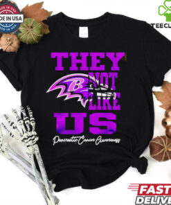 Baltimore Ravens Pancreatic Cancer Awareness They Not Like Us shirt 2 Baltimore Ravens Pancreatic Cancer Awareness They Not Like Us shirt