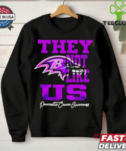 Baltimore Ravens Pancreatic Cancer Awareness They Not Like Us shirt 3 Baltimore Ravens Pancreatic Cancer Awareness They Not Like Us shirt