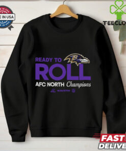 Baltimore Ravens Ready To Roll AFC North Division Champions 2024 Shirt
