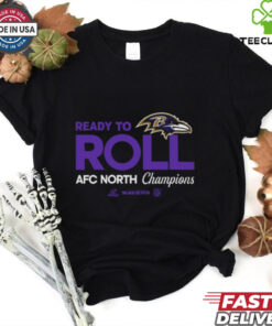 Baltimore Ravens Ready To Roll AFC North Division Champions 2024 Shirt