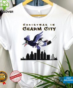 Baltimore Ravens Santa Christmas in Charm city shirt