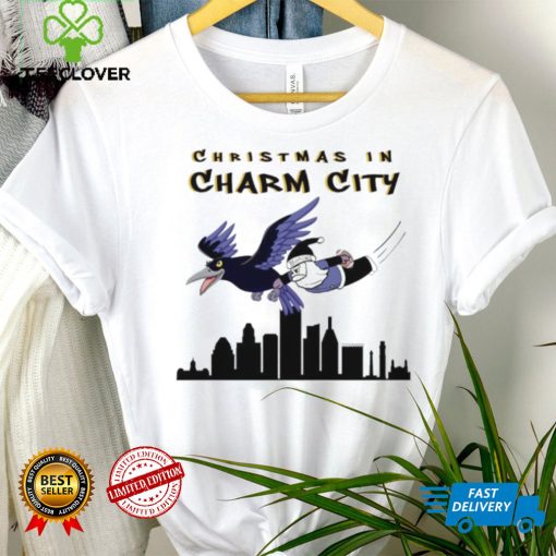 Baltimore Ravens Santa Christmas in Charm city hoodie, sweater, longsleeve, shirt v-neck, t-shirt