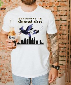 Baltimore Ravens Santa Christmas in Charm city hoodie, sweater, longsleeve, shirt v-neck, t-shirt