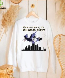 Baltimore Ravens Santa Christmas in Charm city hoodie, sweater, longsleeve, shirt v-neck, t-shirt