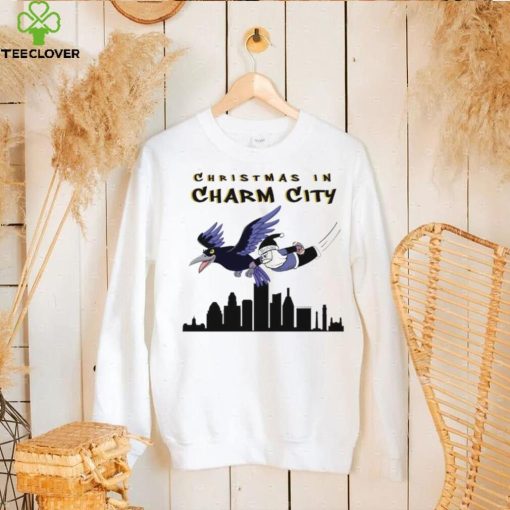 Baltimore Ravens Santa Christmas in Charm city hoodie, sweater, longsleeve, shirt v-neck, t-shirt