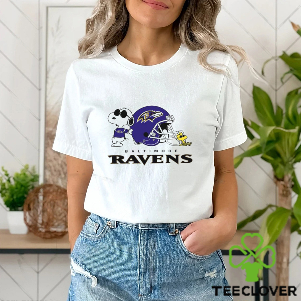 Baltimore Ravens Snoopy And Woodstock helmet 2023 T shirt