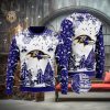 Alabama Crimson Tide Reindeer Pattern Special Custom Name And Number Ugly Christmas Sweater NCAA Fans Gifft