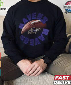 Baltimore Ravens Spiral Heavyweight T Shirt