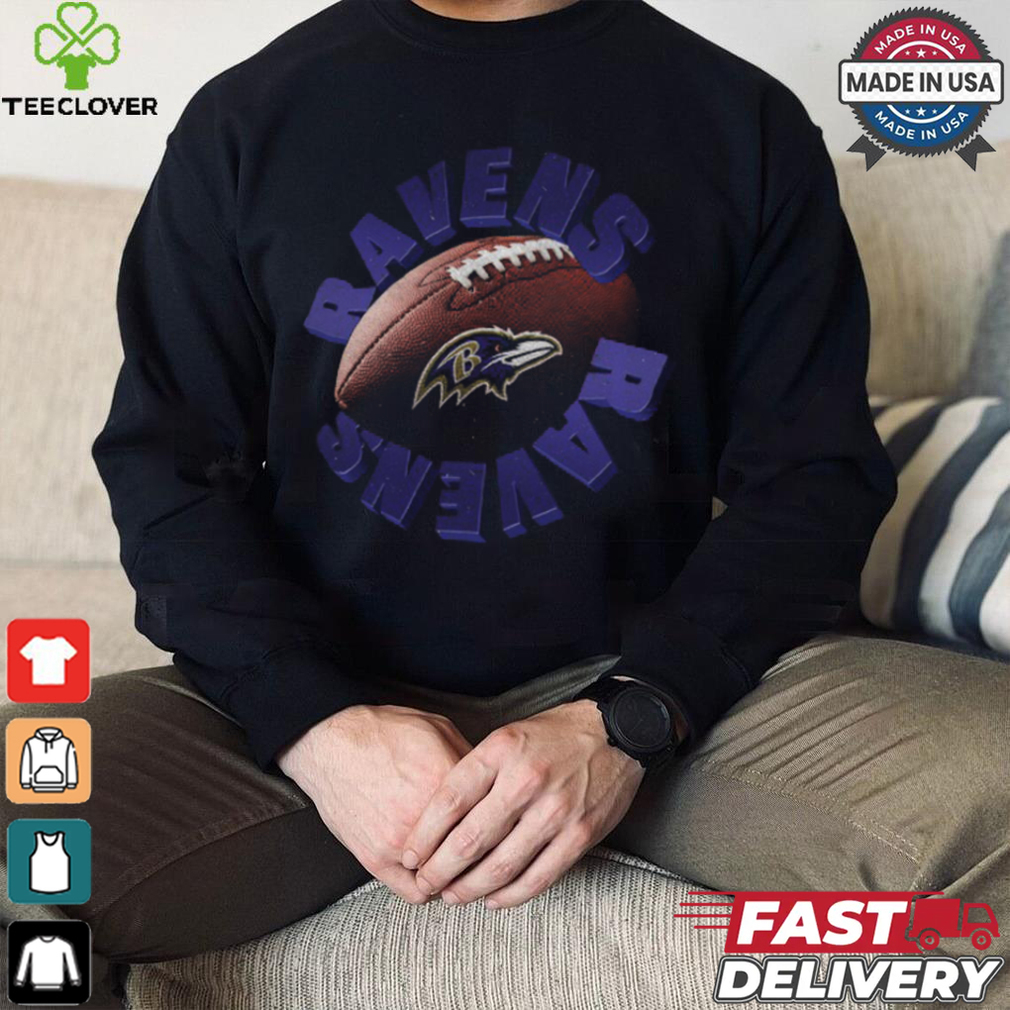 Baltimore Ravens Spiral Heavyweight T Shirt Baltimore Ravens Spiral Heavyweight T Shirt