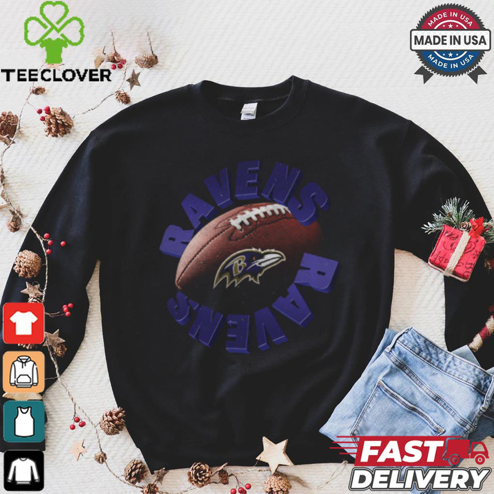 Baltimore Ravens Spiral Heavyweight T Shirt Baltimore Ravens Spiral Heavyweight T Shirt