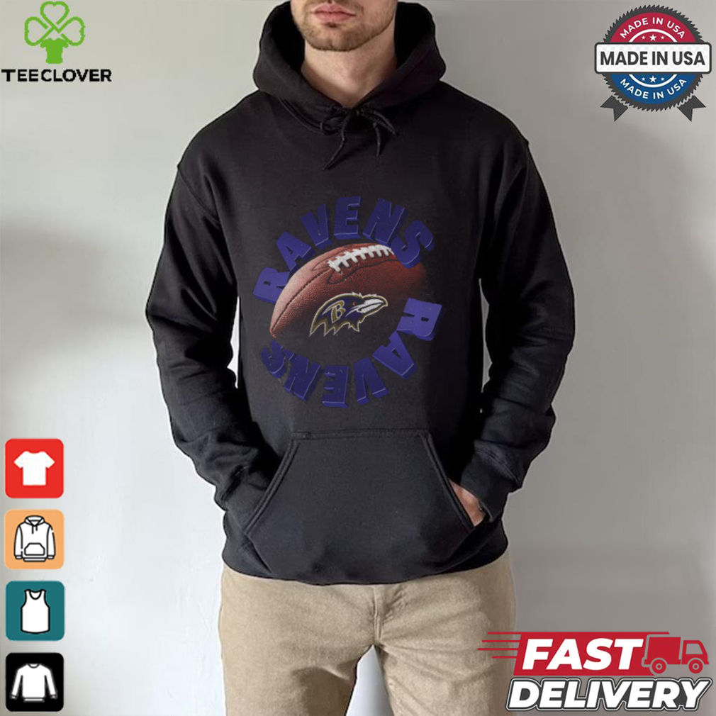 Baltimore Ravens Spiral Heavyweight T Shirt Baltimore Ravens Spiral Heavyweight T Shirt